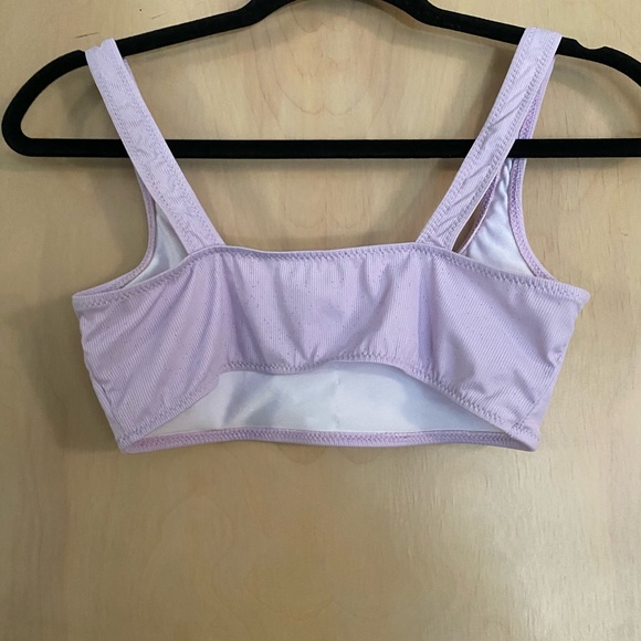 Purple bathing suit with sparkles size small - Picture 3 of 6